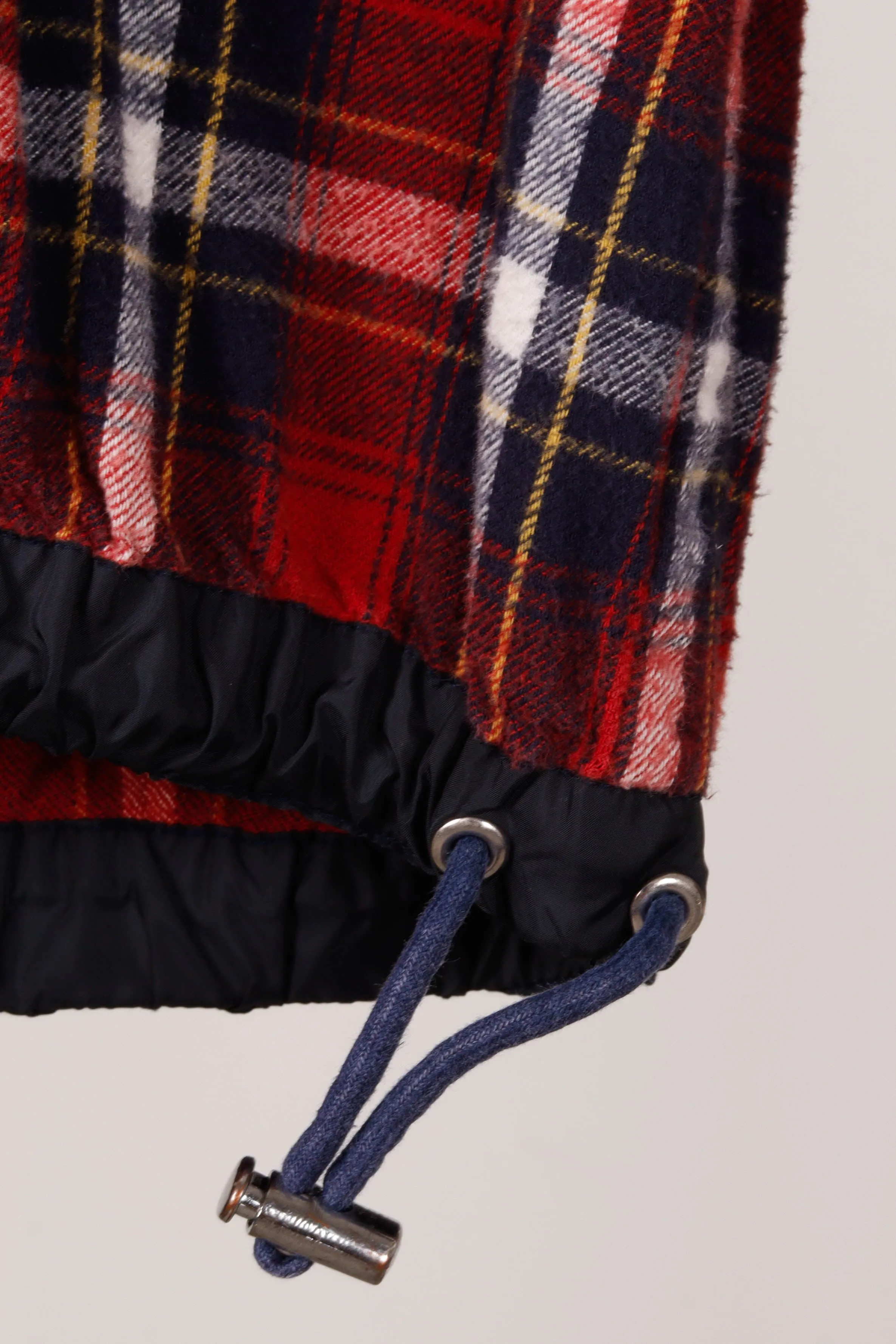 Sacai FW12 'Plaid Flannel' Coach Jacket Red (2012)