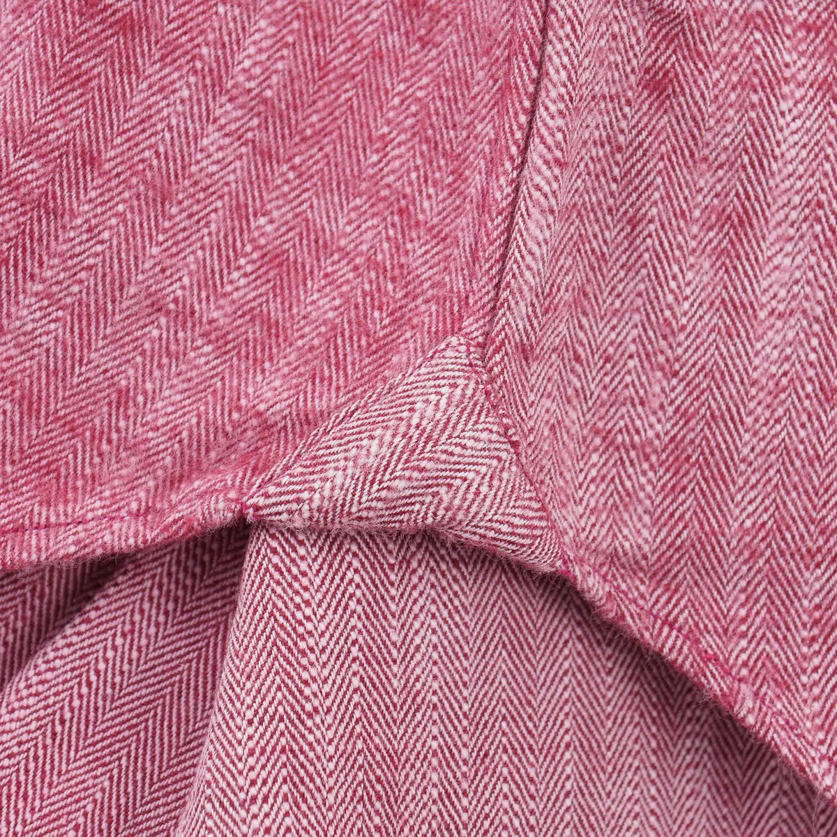 Sannino Slim-Fit Herringbone Denim Shirt