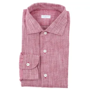 Sannino Slim-Fit Herringbone Denim Shirt