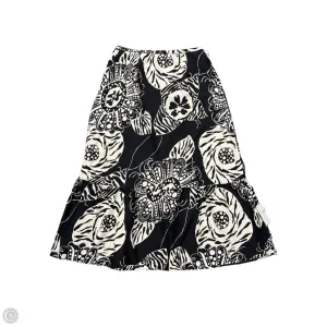 Skirt Maxi By Christian Siriano In Black & Cream. Size: L