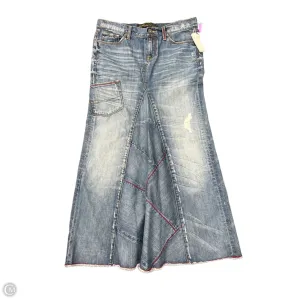 Skirt Maxi By Clothes Mentor In Blue. Size: 4
