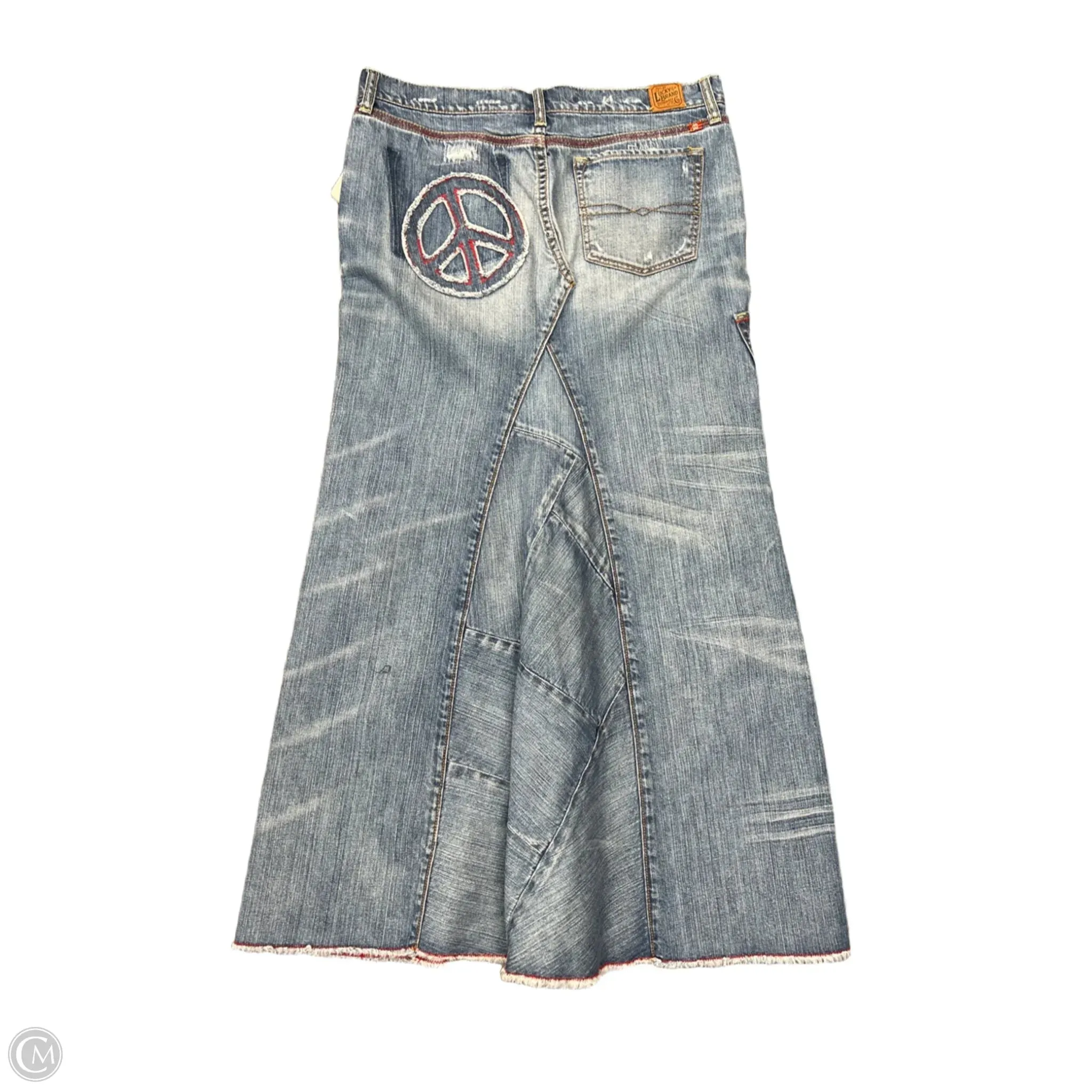 Skirt Maxi By Clothes Mentor In Blue. Size: 4