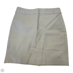 Skirt Mini & Short By Banana Republic In Tan. Size: 6p