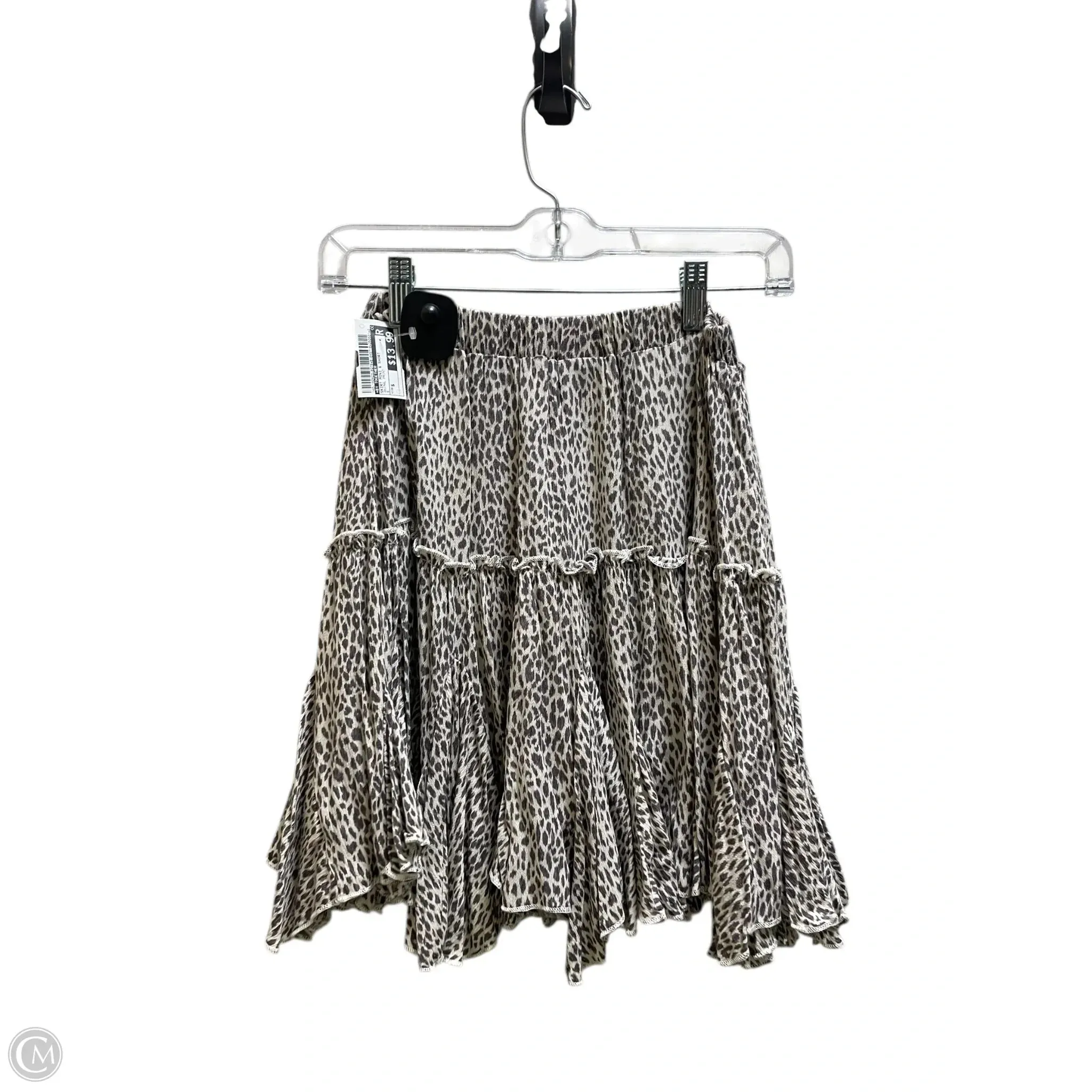 Skirt Mini & Short By By Together In Animal Print. Size: S