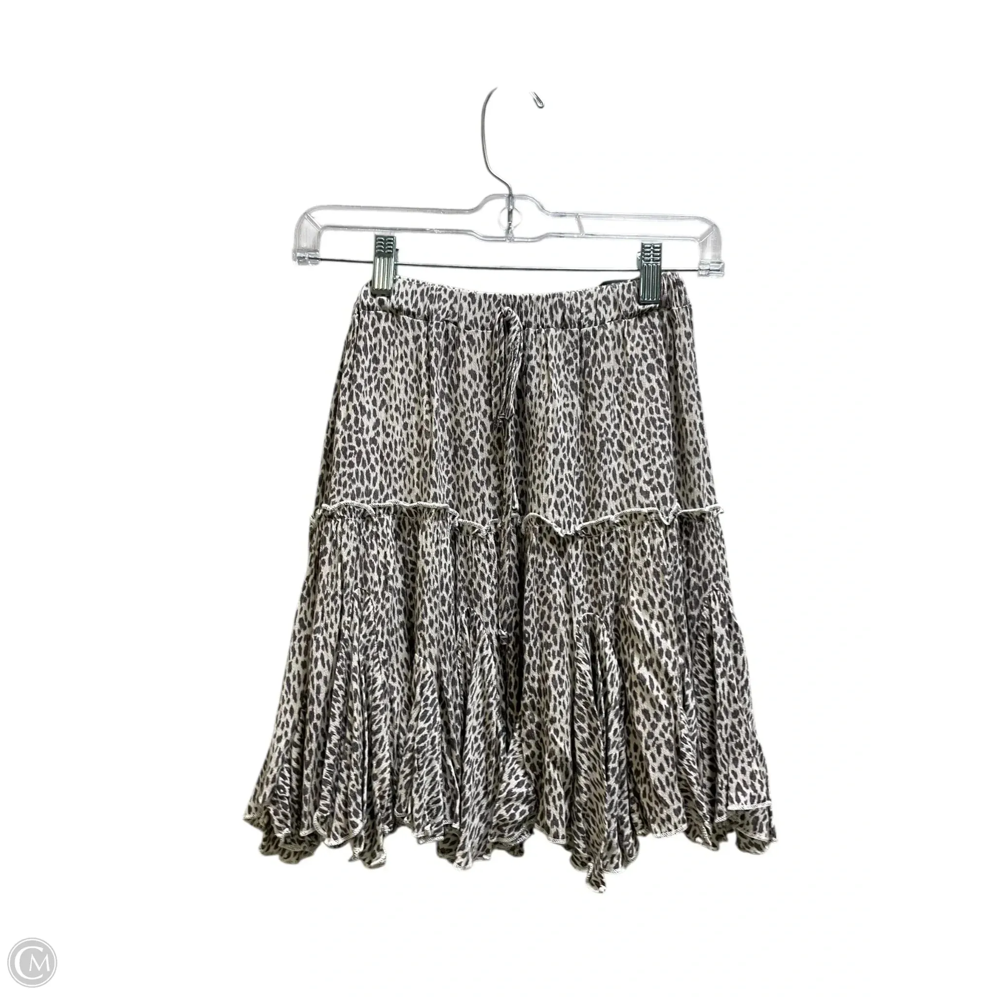 Skirt Mini & Short By By Together In Animal Print. Size: S