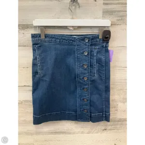 Skirt Mini & Short By Etcetra In Blue Denim. Size: 2