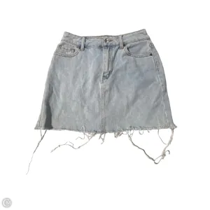Skirt Mini & Short By Pacsun In Blue Denim. Size: 0