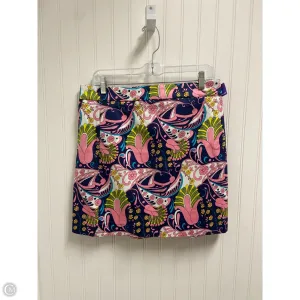 Skirt Mini & Short By Tracy Negoshian In Blue & Pink. Size: 10