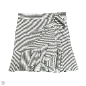 Skirt Mini & Short By Veronica Beard In Grey & White. Size: 8
