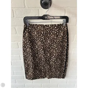 Skirt Mini & Short By White House Black Market In Animal Print. Size: 2