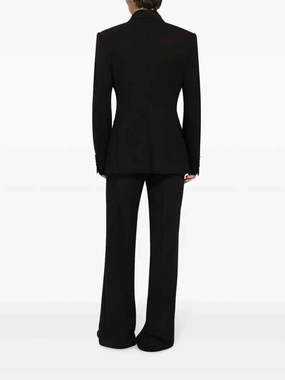 Straight-Leg Wool Trousers
