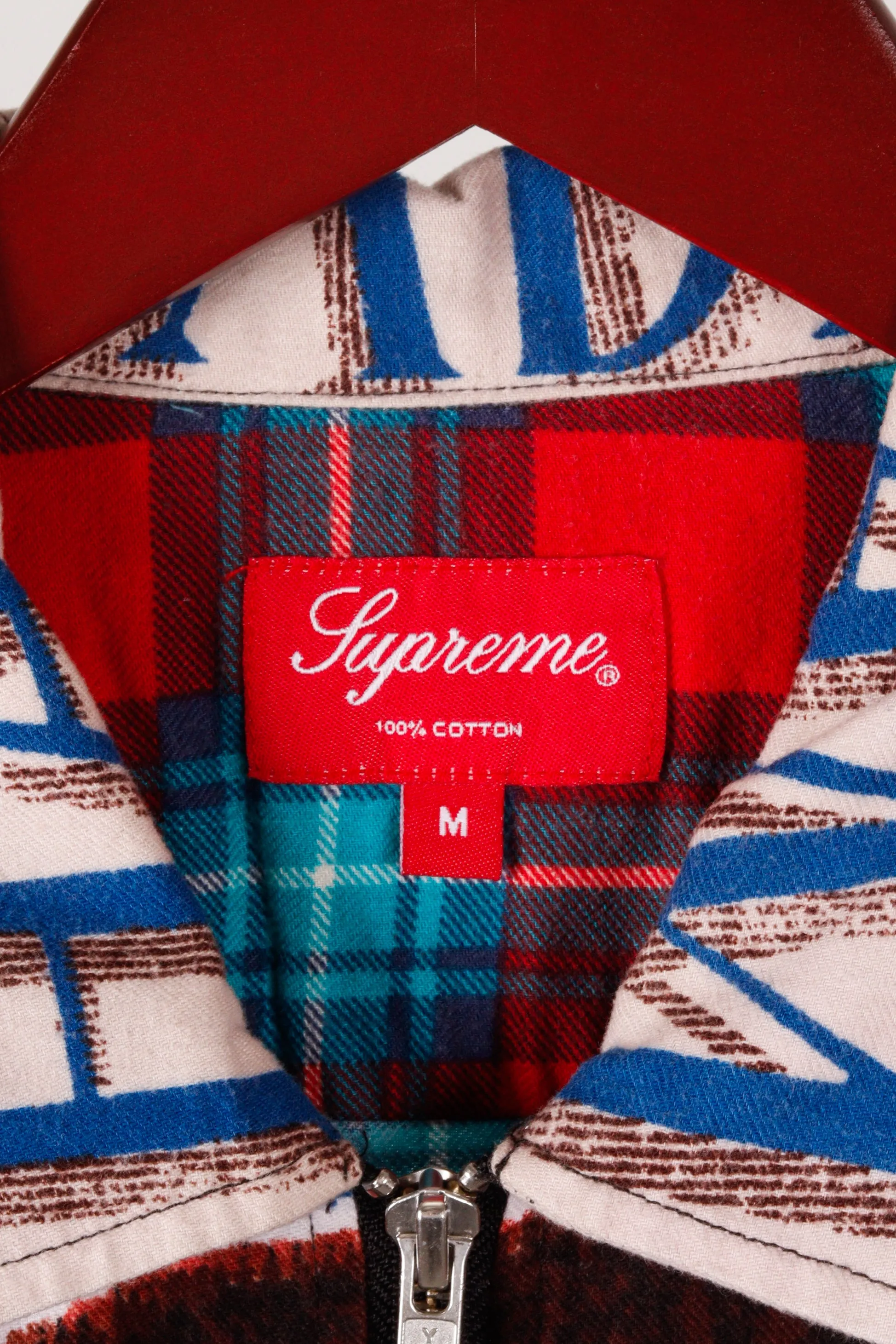 Supreme SS18 'Martin Luther King' Zip-Up Flannel Shirt (2018)
