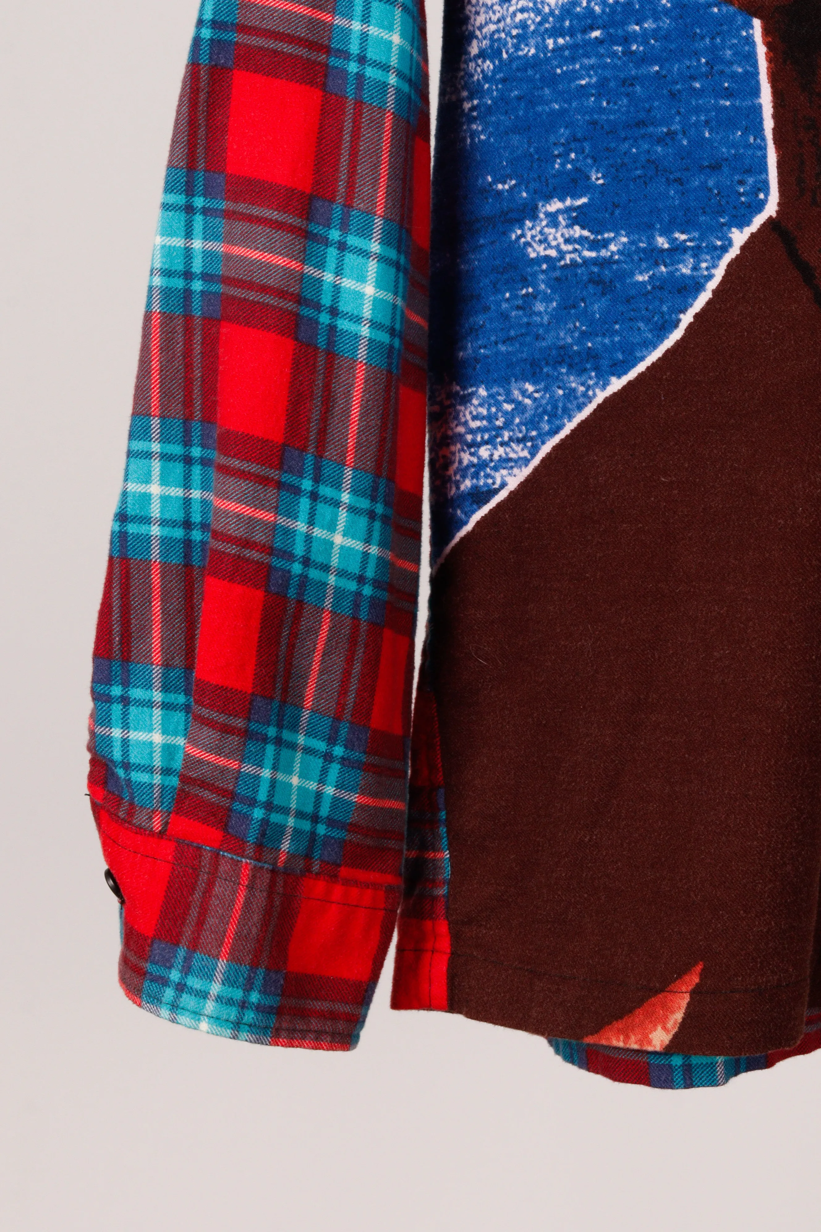 Supreme SS18 'Martin Luther King' Zip-Up Flannel Shirt (2018)