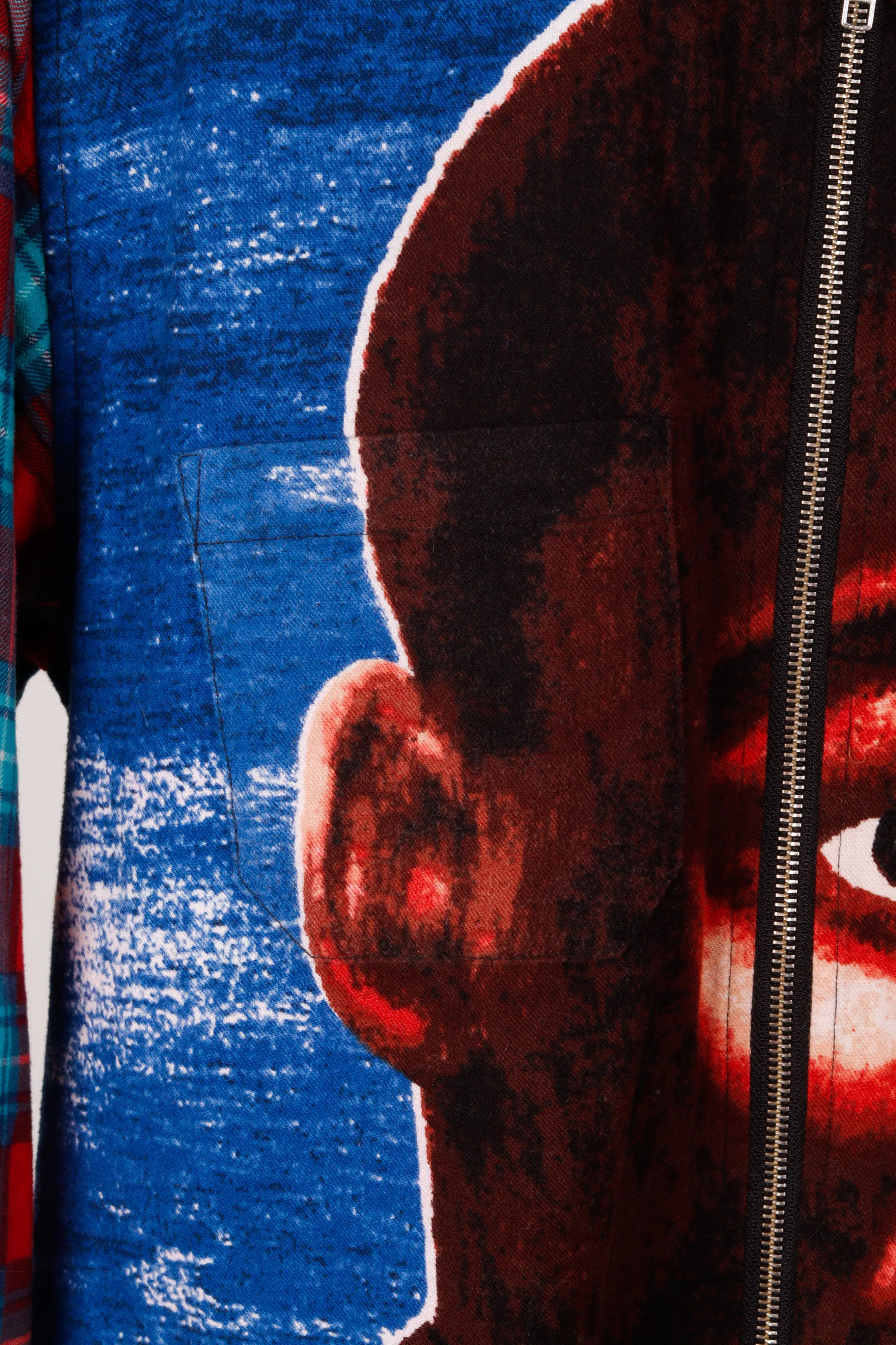 Supreme SS18 'Martin Luther King' Zip-Up Flannel Shirt (2018)