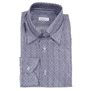 Zilli Silk Shirt in Geometric Print