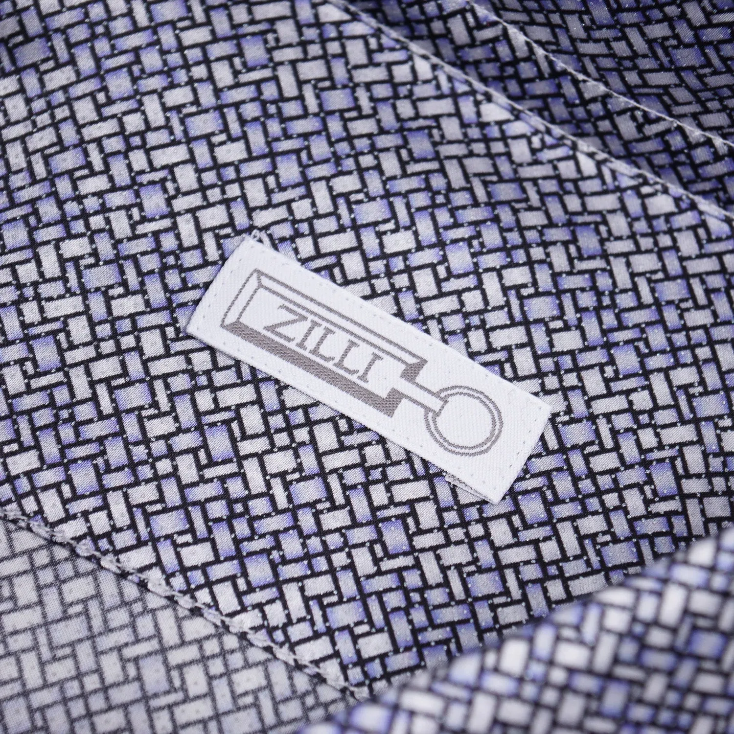 Zilli Silk Shirt in Geometric Print